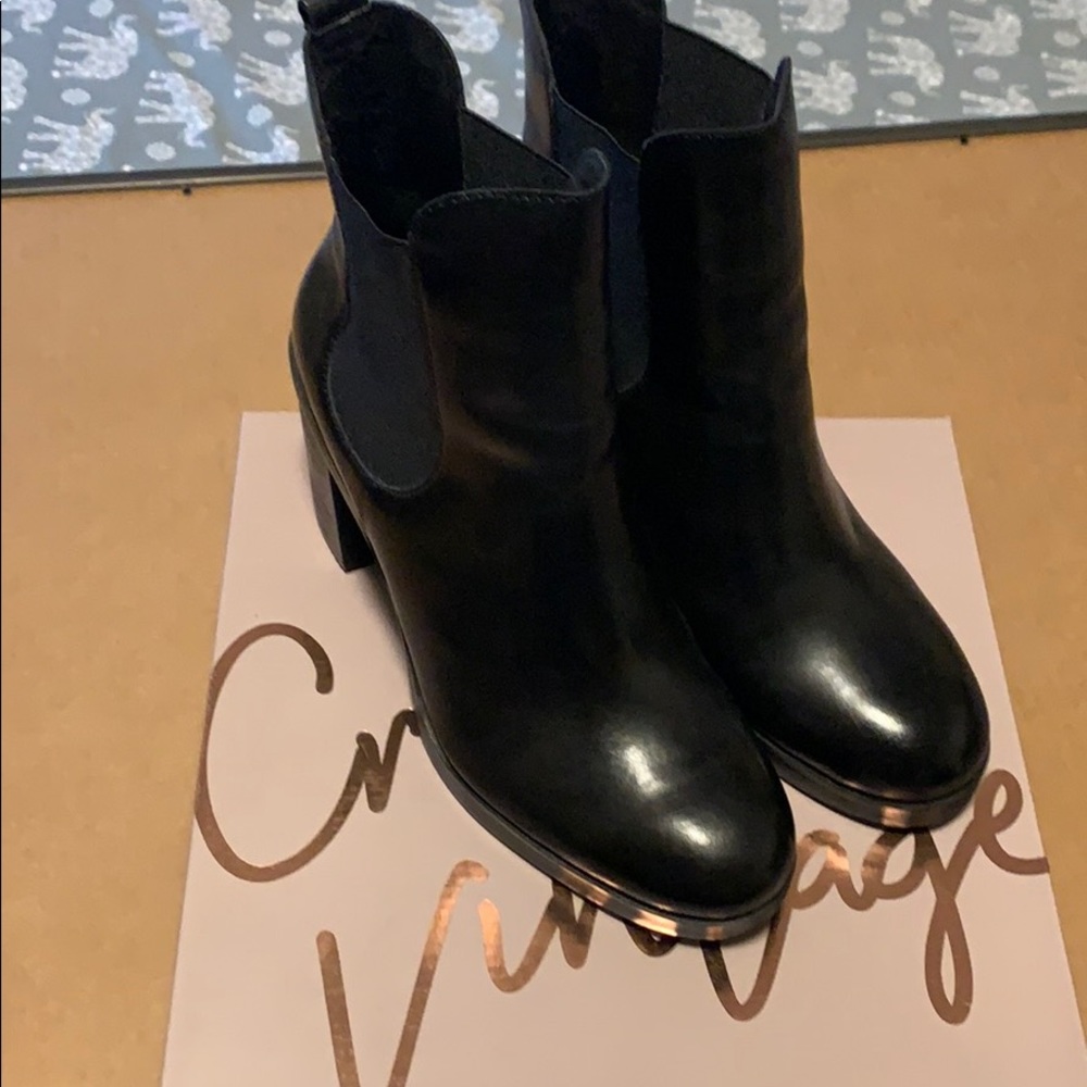 Crown Vintage Leather Booties